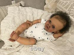 Reborn Baby Doll sweet Lifelike Newborn Baby Girl Livi With 3D Skin OOAK