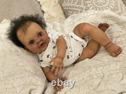 Reborn Baby Doll sweet Lifelike Newborn Baby Girl Livi With 3D Skin OOAK