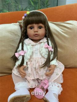 Reborn Baby Dolls Silicone Full Body Black Girls Reborn African American Dolls