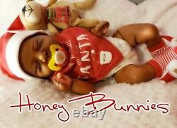 Reborn Baby Ethnic Biracial Aa Chase Kit Bonnie Brown Doll New Coa Jordan