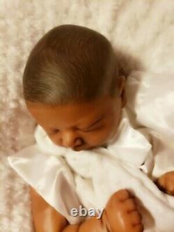 Reborn Baby Ethnic Biracial Aa Chase Kit Bonnie Brown Doll New Coa Jordan