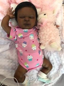 Reborn Baby Girl African American Babydoll