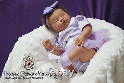 Reborn Baby Girl Ashia By Laura Lee/mimadollsl. Editionnewborndollsiioracrib