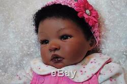 Reborn Baby Girl Doll African American Biracial Newborn Baby Doll Shyann