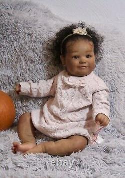 Reborn Baby Girl Maddie by Bonnie Brown Ethnic Biracial AA