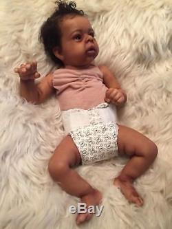 Reborn Dominic African American Bi-racial Realistic Baby Doll