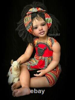 Reborn Ethnic Toddler Girl Doll Nicole Linda Hill Prototype Artist IIORA