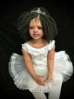 Reborn Ethnic Toddler Girl Doll Nicole Linda Hill Prototype Artist IIORA