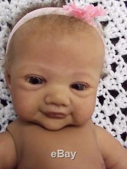 Reborn PROTOTYPE Riley by Sandy Faber Biracial Ethnic African American Baby Doll
