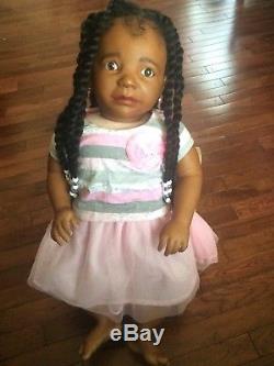 Reborn Toddler Girl Emmy 30 African American