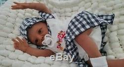 Reborn baby doll Biracial, Ethnic, African American, Black