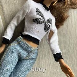 Redressed Marisa RocaWear Barbie Doll -Mattel with butterfly long sleeve e4