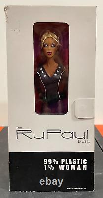 RuPaul Limited Edition Doll Black Leotard Outfit Drag Queen NEW SEALED