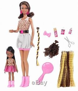 SIS Barbie So In Style Locks of Looks Grace Courtney African American V7120 NEW