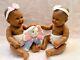 SO ADORABLE Vintage Twin Baby Girls Berenguer African American Baby Dolls 16