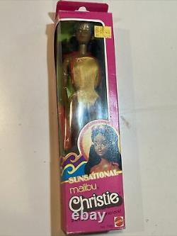 SUNSATIONAL MALIBU CHRISTIE #7745 STEFFIE FACE AA MATTEL Barbie New
