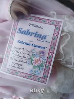 Sabrina Collection 2001 limited edition porcelain African American Doll Box COA