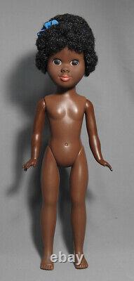 Shindana USA 1969 African American Black Malaika Doll 15tall Painted Eyes