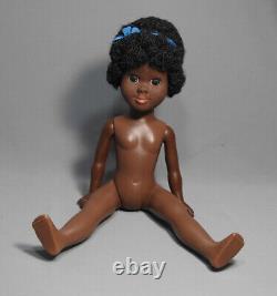 Shindana USA 1969 African American Black Malaika Doll 15tall Painted Eyes