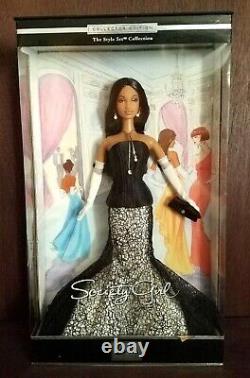 Society Girl Barbie Doll AA Black African American Mattel NIB