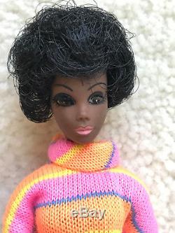 Stunning African American Dale Dawn Doll In #8323 Knitty MIDI Outfit Mint Rare