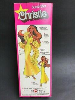 SuperStar Christie Barbie Doll 1976 No. 9950 African American AA Extremely Rare
