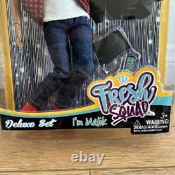 THE FRESH SQUAD MALIK 12 Deluxe Set Male Articulated Fashion Doll Ken Figure