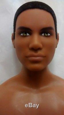 Texas A & M cheerleader AA Ken nude doll only Barbie Collector African American