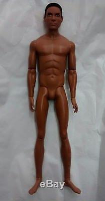 Texas A & M cheerleader AA Ken nude doll only Barbie Collector African American