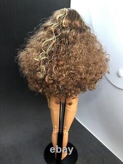 The Barbie Look Red Carpet Doll Made To Move Body Curls Lashes for OOAK Repaint