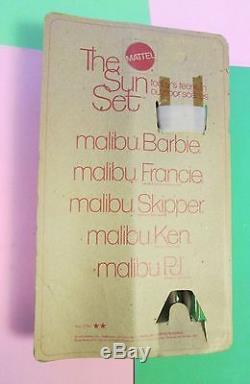 The Sun Set Malibu Christie 7745 Mattel Barbie Doll 1970 African American NRFB