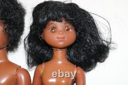 The Sunshine HAPPY Family 1973 African American black doll set Mattel