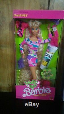Totally Hair AA & Blonde Barbie 1991