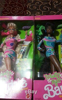 Totally Hair Barbie African American & Blonde 1991