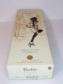 Toujours Couture Silkstone Aa Barbie Doll 2007 Gold Label Mattel M3275 Nrfb