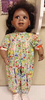 Turner Virginia African American Doll 28 Porcelain Nikkeya 1992 Toddler