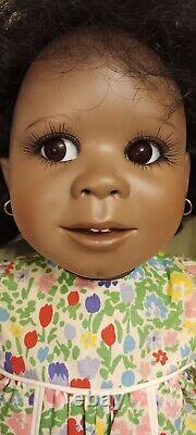 Turner Virginia African American Doll 28 Porcelain Nikkeya 1992 Toddler