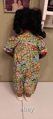 Turner Virginia African American Doll 28 Porcelain Nikkeya 1992 Toddler