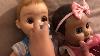 Two Luvabella Luvabeau Babies Interact Playing With Realistic Robot Baby Dolls