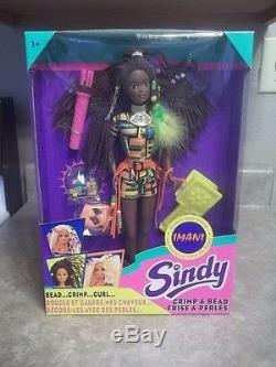 Ultra Rare Vintage Sindy Imani Crimp And Bead African American Doll Hasbro