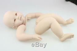 Unpainted 28 Reborn Toddler Doll Mould Kits Supplies(Head+Limbs+Body+Eyes+Hair)