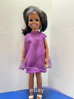 VINTAGE 1968 IDEAL Black Chrissy Doll HAIR GROWS 18inch AFRICAN AMERICAN Chrissy