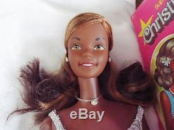 VINTAGE 1976 SUPERSIZE CHRISTIEGORGEOUS AFRICAN AMERICAN BLACK BARBIE 18 withBOX