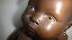 VINTAGE CELLULOID TOY BLACK AFRICAN AMERICAN BABY DOLL TURTLE MARK 32/34 GERMANY