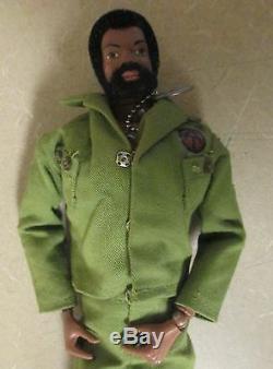 VTG 1964 Hasbro GI Joe African American Black Doll Adventure Team Commander