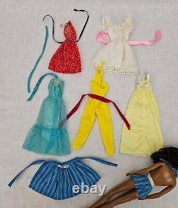 VTG 1980s My First Barbie Doll African American Easy On Clothes Fashions Shoes