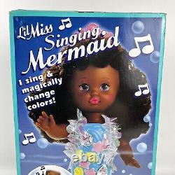 VTG 1990 Mattel Lil Miss Singing Mermaid Doll African American NEW IN BOX