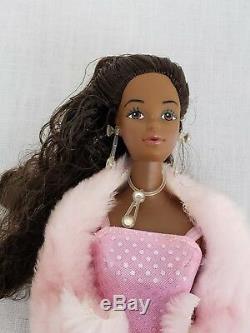 VTG Pink Pretty Christie Doll African American AA Superstar 1981 Mattel #3555