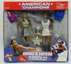 Venus & Serena Williams American Champions Dolls Play Along Toys New in Box 2000