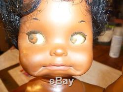Very Rare 1972 African American Saucy Funny Faces Doll By Mattel Toy Co
